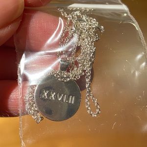 BNWOT Dainty Sterling Silver Marathon Necklaces